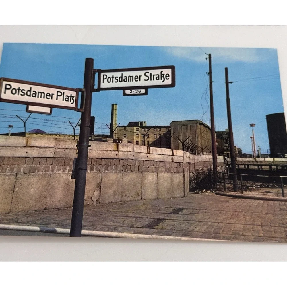Postcards Lot Berlin Germany 1960s Unused Berlin Wall History 4 Total Anco Lux